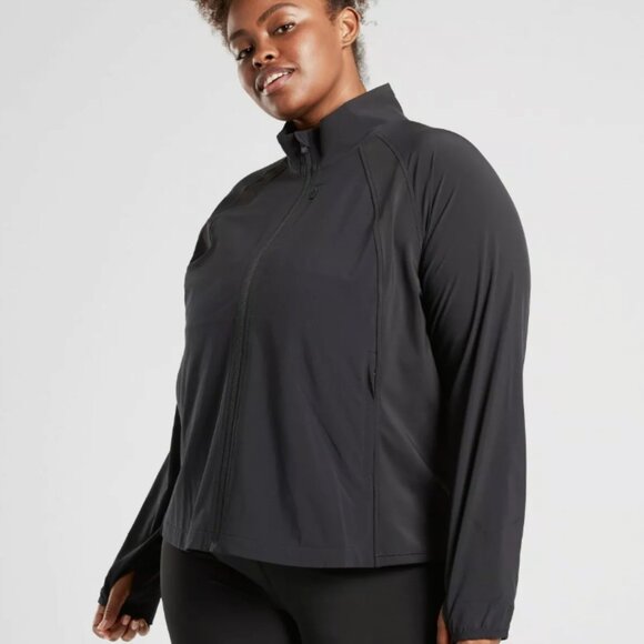 Athleta Run With It Jacket - Black - XL - Picture 4 of 6